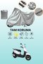 Gray Kuba City Go Compatible Motorcycle Tarpaulin, Protective Cover, Motor Tarpaulin