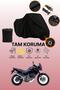 Black Lock Compatible Kawasaki Kle 500 Compatible Motorcycle Tarpaulin, Protective Cover