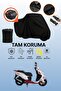 Black Rear Bag Compatible Arora Ar 150 T8-H Joker Compatible Motorcycle Tarpaulin, Protective Cover