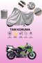 Gray Kawasaki Zx-7 R Compatible Motorcycle Cover, Protective Cover, Motor Cover
