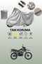 Gray Tail Bag and Lock Mismatched Rks Xvr250 Compatible Motorcycle Tarpaulin