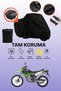 Black Rear Bag Compatible Kawasaki Klx 250 Compatible Motorcycle Tarpaulin, Protective Cover