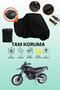 Black Rear Bag Compatible Husqvarna Sm 610 Compatible Motorcycle Tarpaulin, Protective Cover