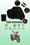 Black Lock Compatible Bajaj Boxer Compatible Motorcycle Tarpaulin, Protective Cover