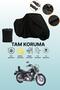 Black Bisan Roadstar 250 Compatible Motorcycle Cover, Protective Cover, Motorcycle Tarpaulin