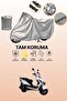 Gray Tail Bag and Lock Incompatible Rks Blazer 50 Compatible Motorcycle Tarpaulin