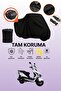 Rks Blazer 50 Compatible Motorcycle Tarpaulin Compatible with Black Tail Bag