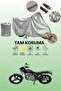 Gray Lock Compatible Mondial 150 Mr Vulture Compatible Motorcycle Cover, Protective Cover