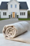 Viral Soft Touch Tassel Detailed Wool Textured Sand Beige Winter Shawl / Long Scarf - 3