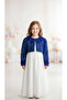 PLUSH COLLAR ROSE PATTERNED GIRL BOLERO - 7