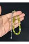 Special Gift for Your Loved One: Light Green Agate Bead Tesbi̇h with a Round Cut, Natural Stone, H-1498. - 2