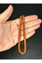 Rod Amber Rosary Brown Capsule Cut 10Mmx7Mm T-530 - 2