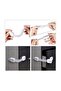 (PACK OF 4) Baby Safety Locks with Refrigerator, Cabinets, Drawers, Toilet, 3m Adhesive Gift - 2
