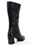 Dza07-998800 Black Daily Heeled Women's Boots - 4