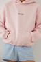 Men's Oversize Sweatshirt Hoodie Chmp Studios Printed Pink – Hooded, Kangaroo Pocket, 3 Threads - 5