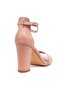 Dza07-92823410 Nut Single Strap Classic Heeled Women's Shoes - 4