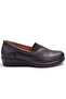 105071 Black 5 Point Orthopedic Daily Women's Leather Shoes - 2