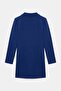 Navy Blue Button Detailed Business Jacket - 7