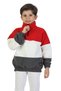 Unisex Girls-Boys Mock Neck Zippered Sweatshirt-Pullover Multi-Colored Winter Fleece with Elastic Waist - 3