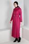 BELTED BUTTON DETAILED DRESS 43383 - 3