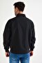 Men's Black Comfortable Fit Classic Coat - 4