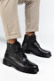 Winter Men's Boots – Faux Leather, Fur Lined, Zippered, Water and Cold Weather Resistant - 5