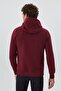 Tess men's Hooded sweatshirt - burgundy - 4