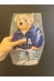 24X14 cm Iron-On Bear Transfer Print Arma Blue - 2