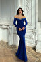 Layana Madonna Collar Evening Dress 583101 - 2