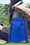 Cobalt Blue 32X45 cm Waterproof Drawstring Football Boots and Sports Bag - 7