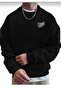 Black Oversize Winter Charlie Luciano Sweatshirt
