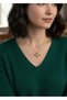Women's 3D Trend m Letter Gold Color Balloon Necklace (Box Not Included) - 2