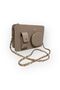 Chain Strap Hand and Shoulder Bag with Lipstick Case and Round Pocket Detail - 2
