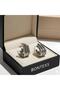 Women's J Earrings Silver Color Steel - 2