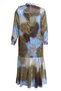 SATIN JACQUARD PLUS SIZE DRESS 20515 - 4