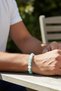 Aquamarine Unisex Natural Stone Bracelet 8 mm Quality (Gift, Daily, Special Day) Protection Evil Eye - 2