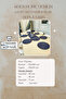 Jute, American Service Set, 6 Plates, 1 Bread Basket, 1 Runner, Tricot Plate Set, Modern Lux - 6
