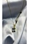 Elegant Butterfly and Single Stone Necklace