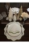 Embroidered Round Supla American Service. Light Green (1 Piece) - 3
