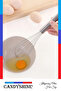 Stainless Steel Beater Chrome Metal Handle Luxury Beater Egg Milk Mixer Dough Beater - 8