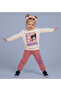 Kuromi Printed Girls' Tracksuit Set – Three-Piece Hooded, 2-Piece Set, Sweatshirt + Bottom Tracksuit