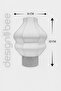 Cappadocia- Modern Day and Night Lamp, Ambiance Lamp, Decorative Led Lampshade, E14 Base - 3