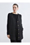 Lcw Grace Black V-Neck Shiny Women's Vest