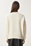 Linen Flowered Oversized Sweater - 4