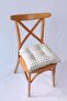 Gold Pofidik Gingham Chair Cushion 38X38 Gray