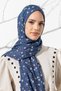 Women's Flower Patterned Non-Wrinkle Wrap 190*80 Cm - 2
