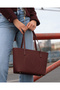 Burgundy Women's Shoulder Bag Us24732 - 3
