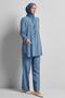 Lace-Up Detail Pants Suit 45620