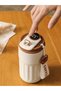 Steel Thermos Cream with Led Temperature Display - 3