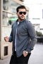 Men's Seasonal Trend Hidden Pocket Parachute Anthracite Shirt - 3